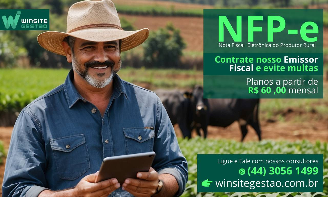 Capa Nova exigência: A partir de 1º maio de 2024 todos os produtores rurais ficam obrigados a emitir NFP-e (Nota Fiscal Produtor Eletrônica)